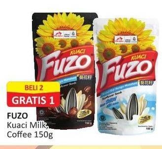 Promo Harga FUZO Kuaci Milk, Coffee 150 gr - Alfamart