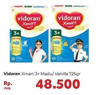 Promo Harga VIDORAN Xmart 3+ Vanilla, Madu 725 gr - Carrefour