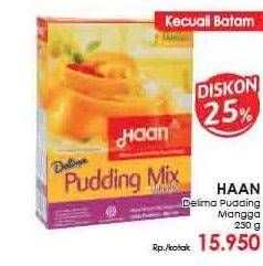 Promo Harga HAAN Delima Pudding Mix Manggo 230 gr - Lotte Grosir