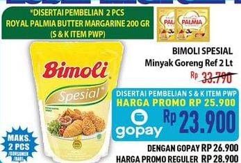 Promo Harga BIMOLI Minyak Goreng Spesial 2000 ml - Hypermart