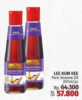 Promo Harga Lee Kum Kee Minyak Wijen 207 ml - LotteMart