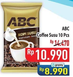 Promo Harga ABC Kopi Susu per 10 sachet 30 gr - Hypermart