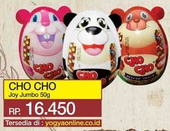 Promo Harga CHO CHO Wafer Snack Joy Jumbo 50 gr - Yogya