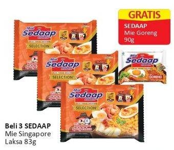 Promo Harga SEDAAP Mie Kuah Singapore Spicy Laksa 83 gr - Alfamart