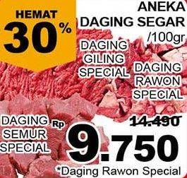 Promo Harga Daging Rawon Spesial per 100 gr - Giant