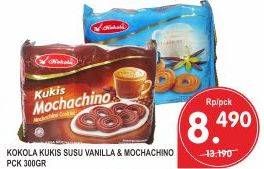Promo Harga KOKOLA Cookies Vanilla, Mochachino 300 gr - Superindo