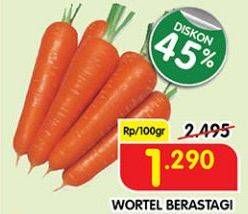 Promo Harga Wortel Berastagi per 100 gr - Superindo