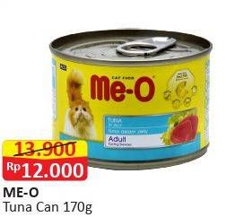 Promo Harga ME-O Cat Food Tuna In Jelly 170 gr - Alfamart