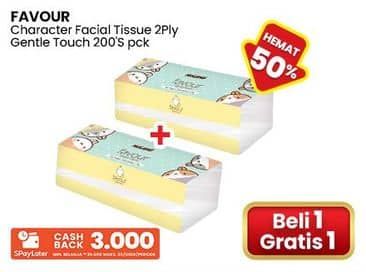 Promo Harga Favour Character Facial Tissue Gentle Touch 200 sheet - Indomaret