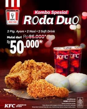 Promo Harga Kombo Spesial Roda Duo  - KFC