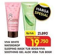 Promo Harga VIVA Waterdrop Sleeping Mask White Shooting 80 gr - Superindo