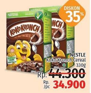 Promo Harga NESTLE KOKO KRUNCH Cereal 330 gr - LotteMart