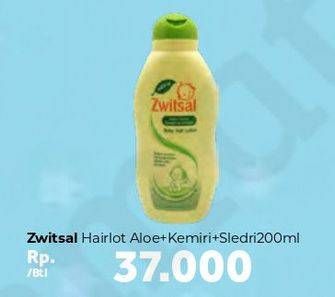 Promo Harga ZWITSAL Natural Baby Hair Lotion Aloe Vera Kemiri Seledri 200 ml - Carrefour