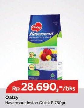 Promo Harga OATSY Havermout Quick Cooking 750 gr - TIP TOP