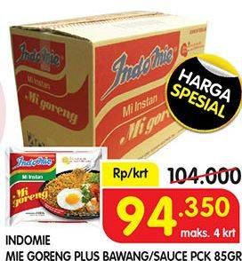 Promo Harga INDOMIE Mi Goreng per 40 pcs 85 gr - Superindo