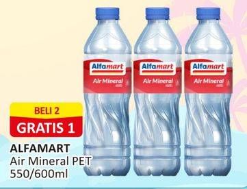 Promo Harga Alfamart Air Mineral 550 ml - Alfamart