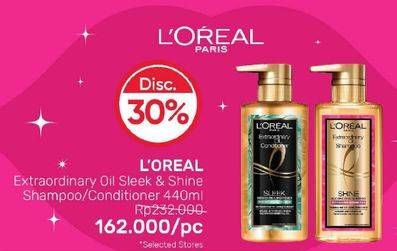 Promo Harga LOREAL Extraordinary Oil Shampoo/ Conditioner  - Guardian