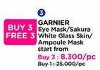 Promo Harga Garnier Eye Mask/Mask  - Watsons