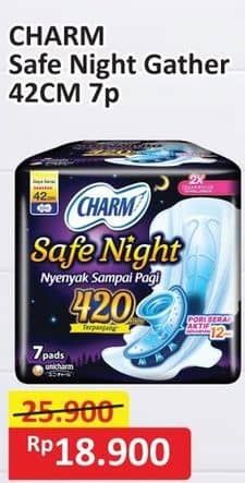 Promo Harga Charm Safe Night Gathers 42cm 7 pcs - Alfamart