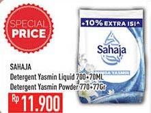 Promo Harga Sahaja Detergent Yasmin Liquid/Powder  - Hypermart