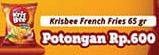 Promo Harga Krisbee French Fries 68 gr - Hypermart