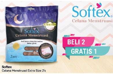 Promo Harga Softex Celana Menstruasi Extra Size 2 pcs - TIP TOP