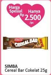 Promo Harga SIMBA Cereal Bar Coklat 25 gr - Alfamidi