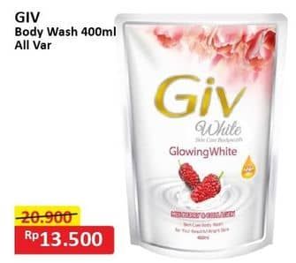 Promo Harga GIV Body Wash All Variants 400 ml - Alfamart