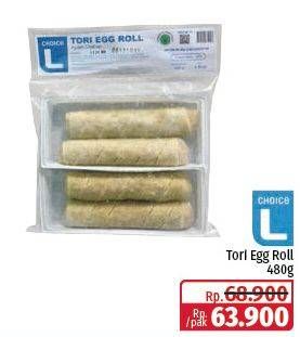 Promo Harga Choice L Tori Egg Roll 480 gr - Lotte Grosir