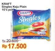 Promo Harga KRAFT Singles Cheese Plain 10 pcs - Indomaret