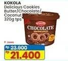 Promo Harga Kokola Delicious Cookies Butter, Chocolate, Coconut 320 gr - Indomaret