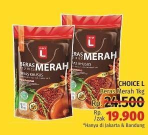 Promo Harga Choice L Beras Merah 1 kg - LotteMart