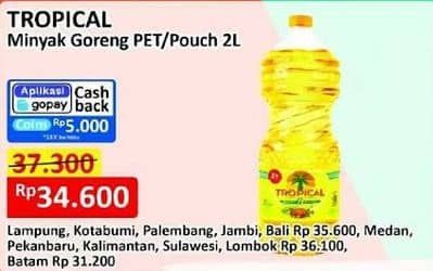 Promo Harga Tropical Minyak Goreng  - Alfamart