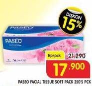 Promo Harga Paseo Facial Tissue Elegant 250 sheet - Superindo