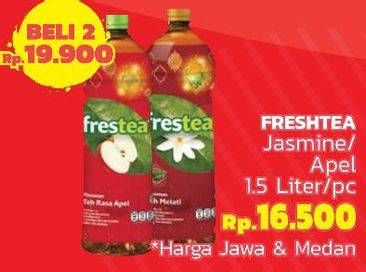 Promo Harga FRESTEA Minuman Teh Original, Apple 1500 ml - LotteMart