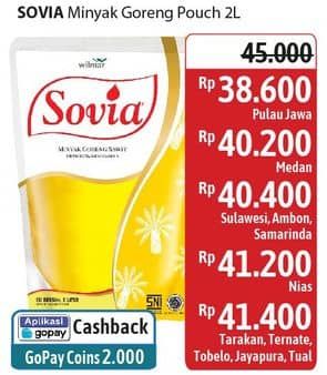 Promo Harga Sovia Minyak Goreng 2000 ml - Alfamidi