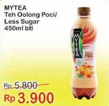 Promo Harga MY TEA Minuman Teh Poci, Less Sugar 450 ml - Indomaret