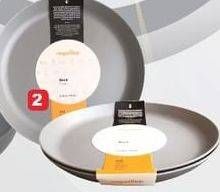 Promo Harga ROYALVKB Melamin Set Plate 24 mm per 2 pcs - LotteMart