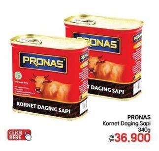 Promo Harga Pronas Corned Beef 340 gr - LotteMart