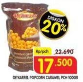 Promo Harga De Karrel Popcorn Caramel 100 gr - Superindo
