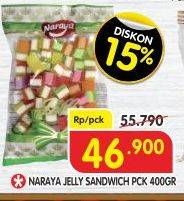 Promo Harga NARAYA Jelly Sandwich 400 gr - Superindo