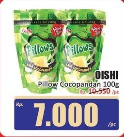 Promo Harga Oishi Pillows Cocopandan 110 gr - Hari Hari