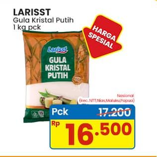 Promo Harga Larisst Gula Kristal Putih 1 kg - Indomaret