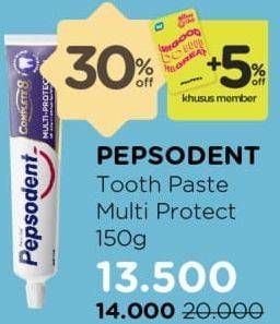 Promo Harga PEPSODENT Pasta Gigi Complete 8 Actions 150 gr - Watsons