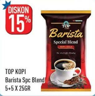 Promo Harga Top Coffee Barista Special Blend per 10 pcs 25 gr - Hypermart