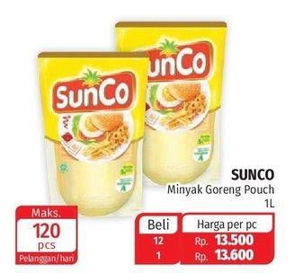 Promo Harga SUNCO Minyak Goreng 1000 ml - Lotte Grosir
