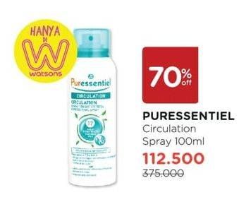 Promo Harga Puressentiel Circulation Spray 100 ml - Watsons