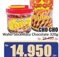 Promo Harga CHO CHO Wafer Stick Ratu Chocolate 320 gr - Hari Hari