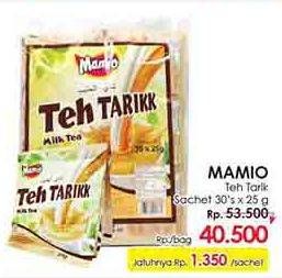 Promo Harga Mamio Teh Tarik 30 pcs - LotteMart