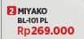 Promo Harga Miyako BL-101 PL Blender 1L 1000 ml - COURTS